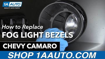 How to Replace Fog Light Bezels 10-15 Chevy Camaro