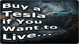 🎶 Buy a Tesla if You Want to Live!!! 🚗💥 (Insane Devil’s Slide Crash Survival Song Anthem)