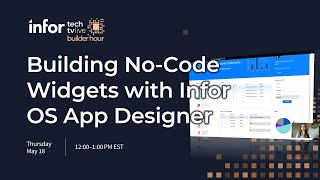 Building No-Code Widgets with Infor OS App Designer | Builder Hour screenshot 1