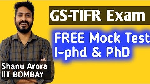 TIFR free mock test for Iphd Phd || tifr physics preparation | tifr physics important topics
