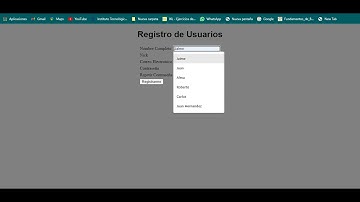 Conexion de formulario html con BD en phpmyadmin con php
