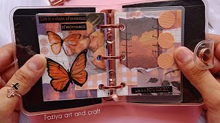 Orange Journal with me 🧡 |#journal #orange #scrapbooking #shorts