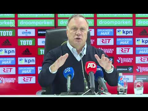 Dick Advocaat over Feyenoord-ADO: 'Punten belangrijk, compliment aan onze supporters'