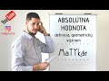 ABSOLÚTNA HODNOTA - definícia, geometrický význam