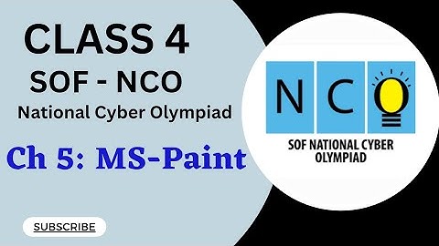 Class 4/SOF - NCO/Ch 5 - MS-Paint