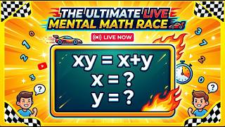 The Ultimate Live Mental Math Race 🏎️| Live Math Quiz #shorts #mathlive