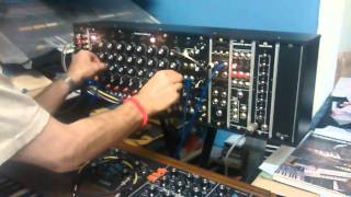 Minimoog#4 - Q960 Sequencer - C958 Quantizer - C961S Gate sequencer