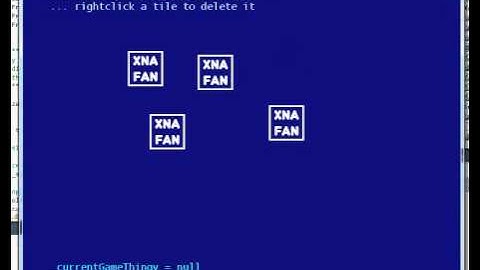 Short demo of XmlSerialization in Xna without code