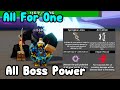 Unlocked All Boss Powers From All For One! New Transformation! - Anime Fighting Simulator Roblox