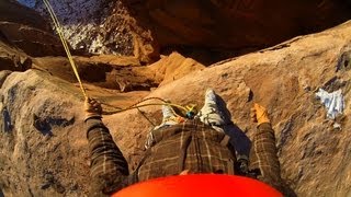 World's Most Insane Rope Swing Ever!!!  Canyon Cliff Jump