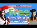 How to get a worldclass education in luxembourg for free