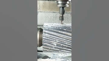 Helical Gear Milling in 4-axis