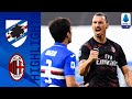 Sampdoria 1-4 Milan | Zlatan Scores in Both Halves as Milan see off Sampdoria | Serie A TIM