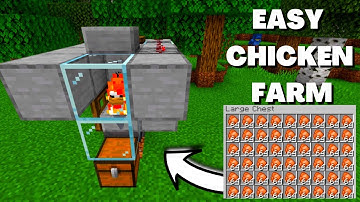 BEST AUTOMATIC CHICKEN FARM IN MINECRAFT 1.19