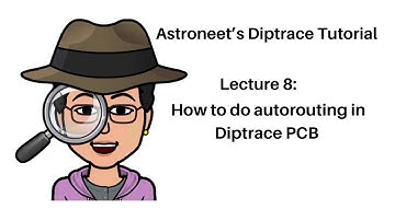How to do auto routing in Diptrace PCB