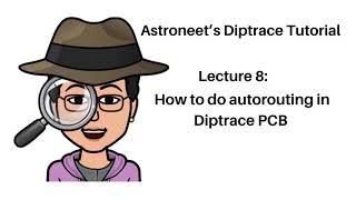 How to do auto routing in Diptrace PCB