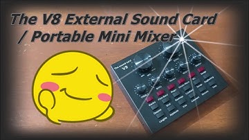 V8 Sound Card (Tagalog/English ***PART 1) Unboxing and Setup