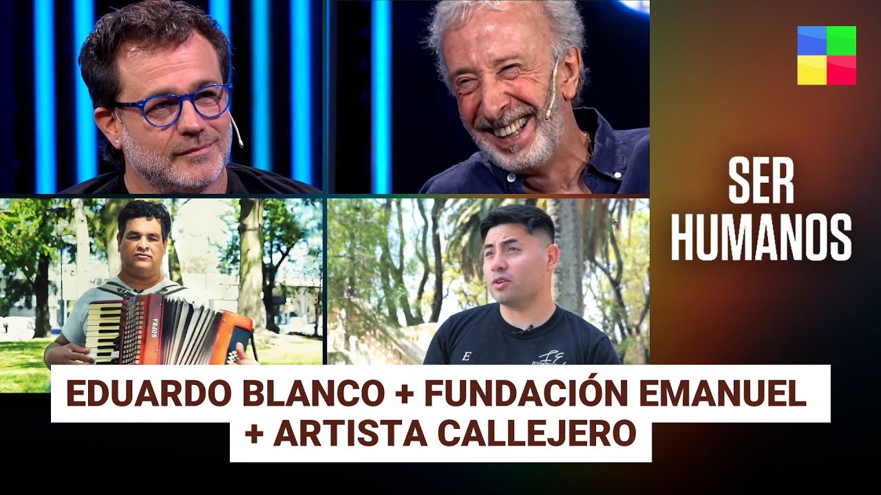 Eduardo Blanco + Fundación Emanuel + Artista callejero 