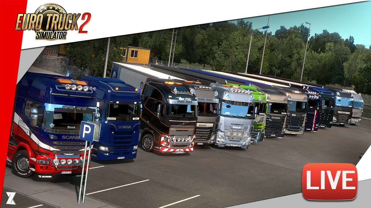 🔴 LIVE | Euro Truck Simulator 2 | Multijoueur des vacances ! - YouTube