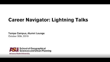 Career Navigator 2019 - Lightning Talks