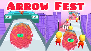 ✅Arrow Fest. All Levels TOP Gameplay iOS Android Mobile Games Walkthrough Max Level