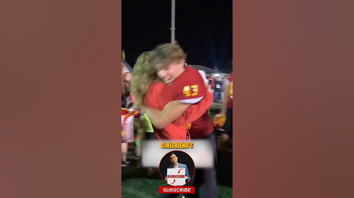 Girlfriend Surprises Her Boyfriend During His Football Game