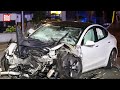 CRASH IN ISERLOHN: Tesla verwüstet Straße, Fahrer will einfach verschwinden