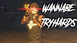 WANNABE TRYHARDS JUMPED MY FRIEND! (GTA Online)