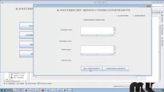 Final Year Projects | k-Pattern Set Mining under Constraints