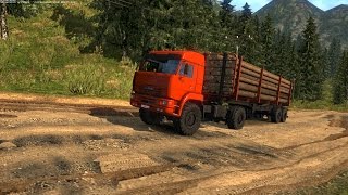 Суровая Россия r12 камаз 4х4(Карта для игры ETS2 Заявки на приобретение карты http://goba6372.ru/forum/257 скайп автора goba6372., 2016-01-20T13:05:22.000Z)