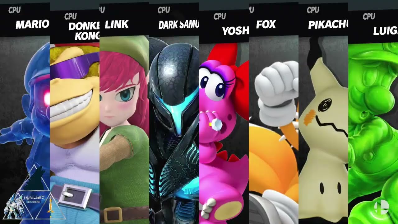 Smash Mods Ultimate:  Echo Fighters Free for All Part 1