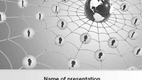 Wide World Web PowerPoint Template by PoweredTemplate.com