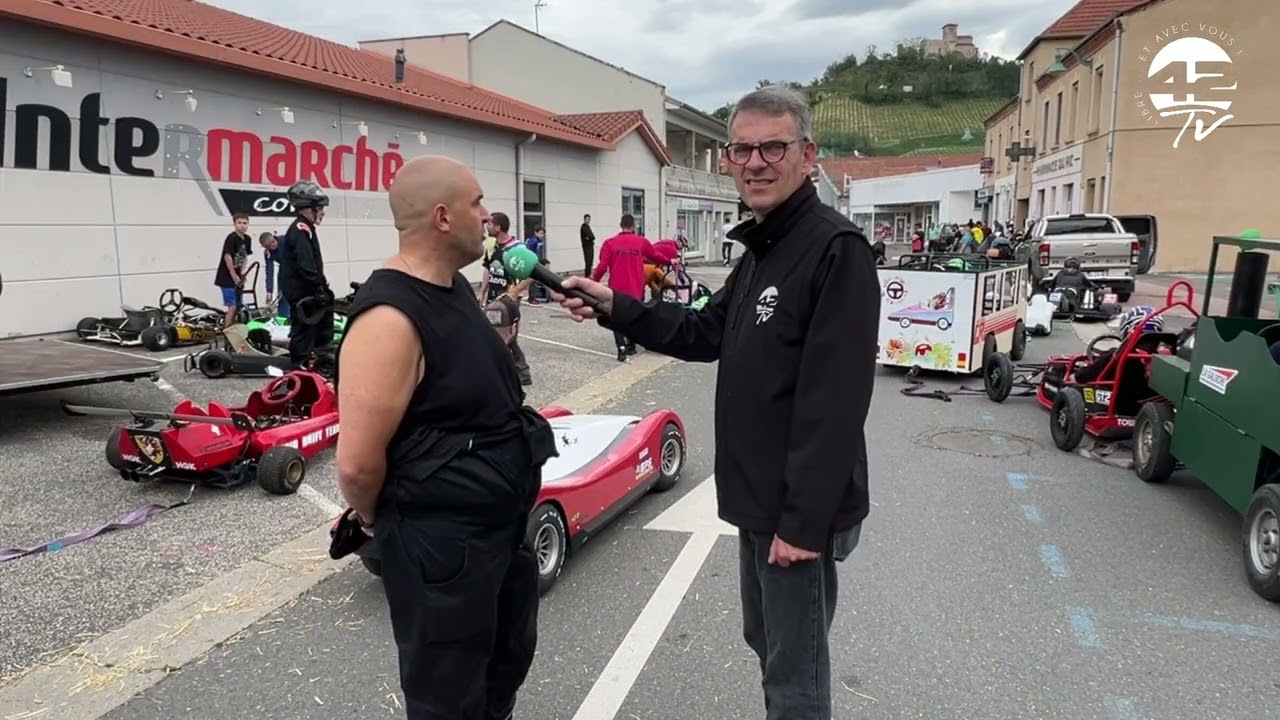 ⁣1er édition de course à savon à St Romain Le Puy
