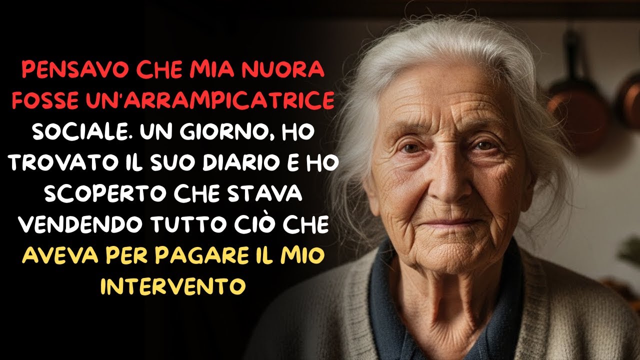 Credevo fosse interessata, ma vendeva tutto per pagarmi l'intervento. Il suo diario svelò tutto