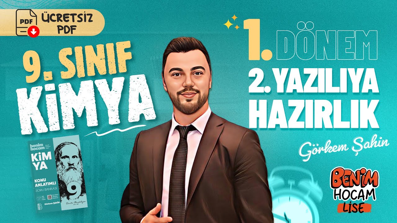 9.Sınıf - Kimya - 1.Dönem - 2.Yazılıya Hazırlık - Görkem ŞAHİN - 2026 (Ücretsiz PDF)