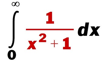 Improper integral of 1/(x^2+1) from 0 to infinity, improper integral of first kind
