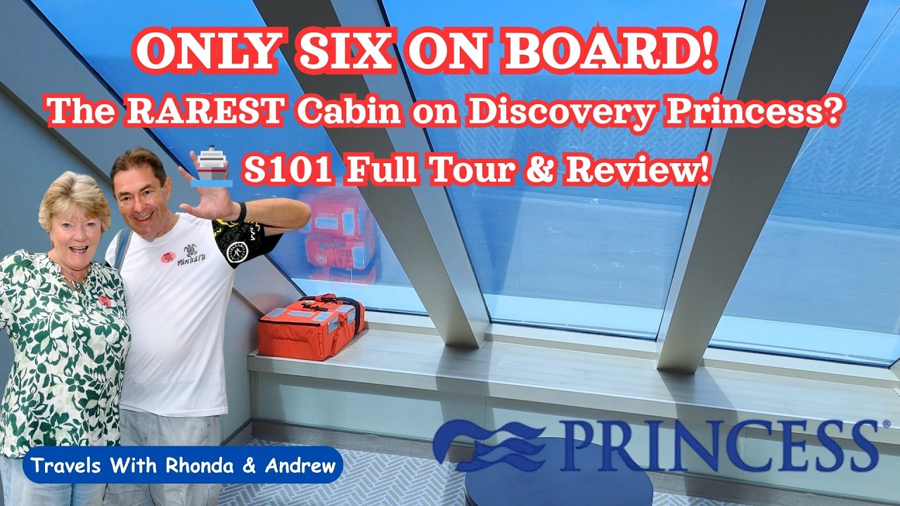 Ocean View Cabin Tour – Discovery Princess.  There are only 6 onboard!