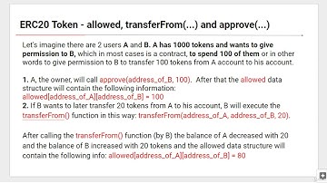 079 ERC20 Token   allowed transferFrom    and approve    Functions