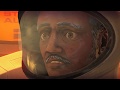 Head lander intro cutscene flying heads