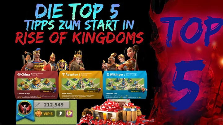 Rise of Kingdoms ~ Top 5 Tipps und Tricks zum Start