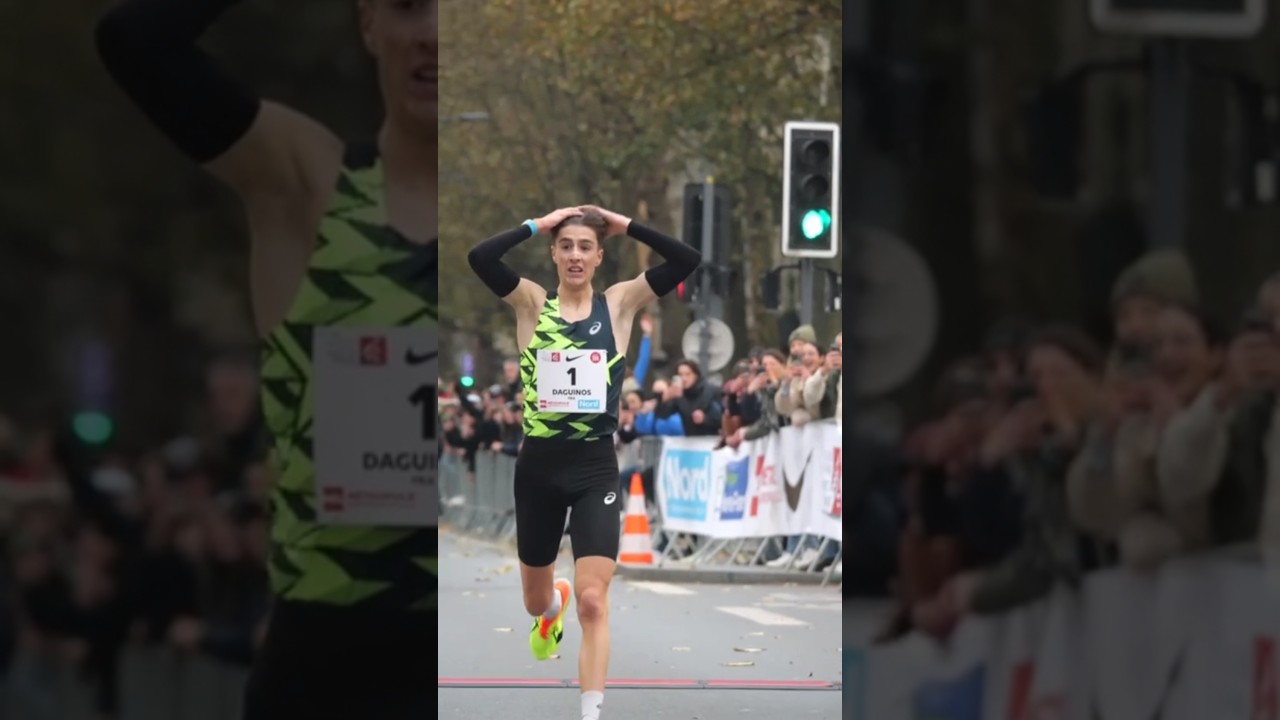 🇨🇵 Etienne Daguinos bat le RECORD D'EUROPE du 10 km en 27'04 à Lille, la COROS PACE 3 au poignet⌚️🔥