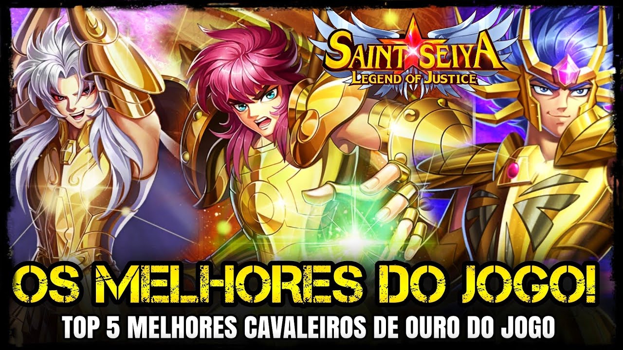 TOP 5 MELHORES PERSONAGENS DE SAINT SEIYA - CAVALEIROS DO ZODÍACO 