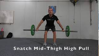 Snatch Mid-Thigh High Pull