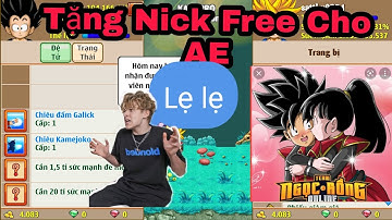 NGỌC RỒNG ONLINE - Tặng Nick Vip Ai Lấy bơi vào đây  