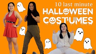 10 last minute halloween costume ideas (using clothes I already owned)