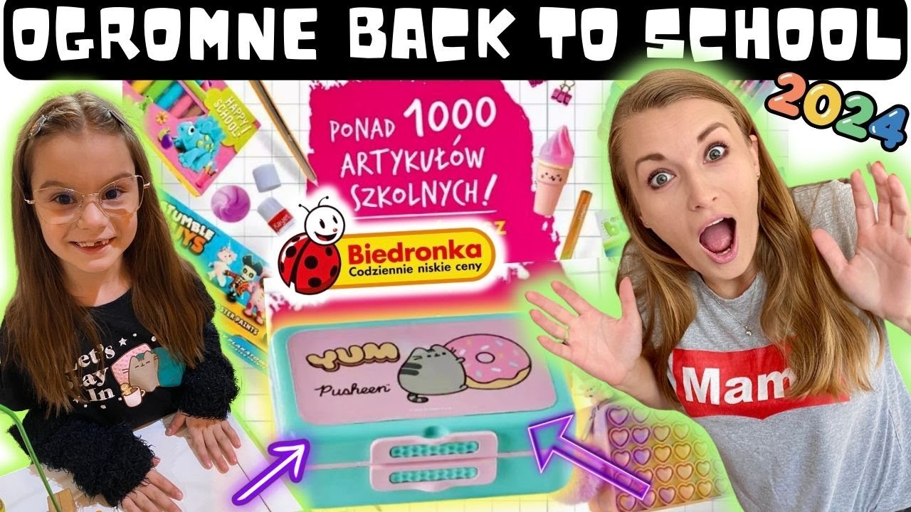 Hit‼️Kocia wyprawka szkolna✂️🖇️ Ogromne Back to School z Biedronki🤩 Rewelacyjne przybory szkolne💖