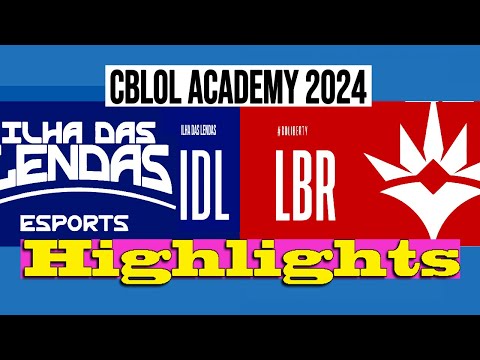 ILHA DAS LENDAS VS LIBERTY | CBLOL ACADEMY 2024 | Highlights
