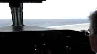 Airline of the Marshall Islands Dash 8 Take off Roll and Climb Out from Majikin Island, Namo Atoll