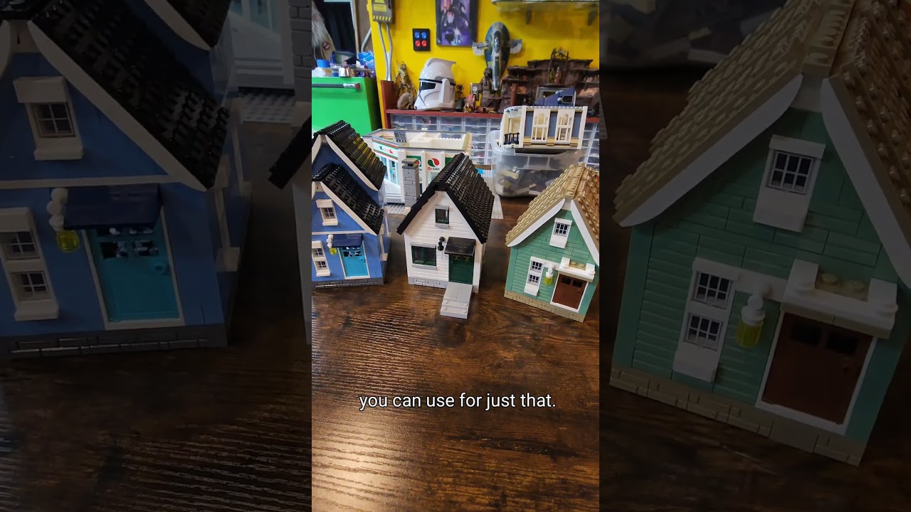 Маленькие домики из Лего 