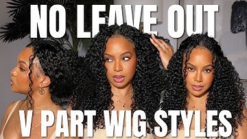 YOUR VPART WIG SHOULD LOOK LIKE THIS! Upgraded Drawstring V Part Curly Wig +3 STYLES| UNiceHair